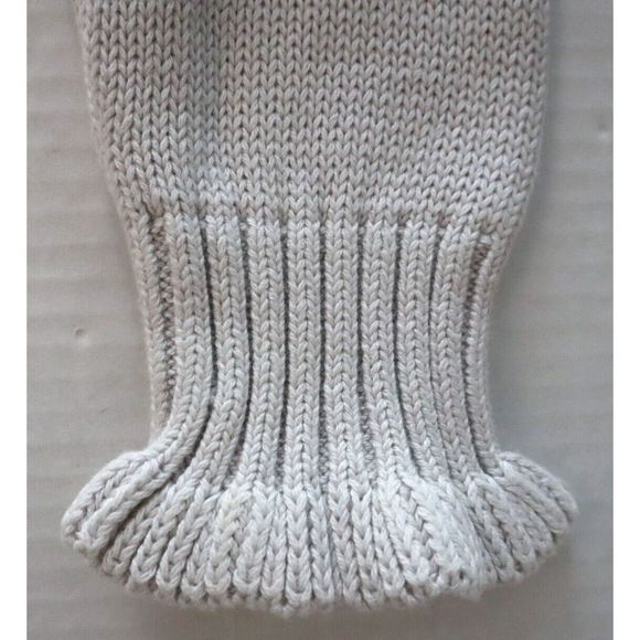 525 America Women's Sz S Light Purple Cropped Ruffle Mock Neck Cotton Sweater - Picture 5 of 6